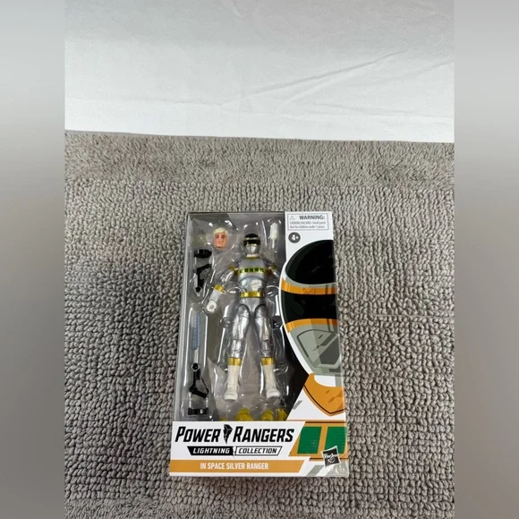 Power Rangers Lightning Collection In Space Silver Ranger Action Figure Toy NEW - Picture 3 of 6